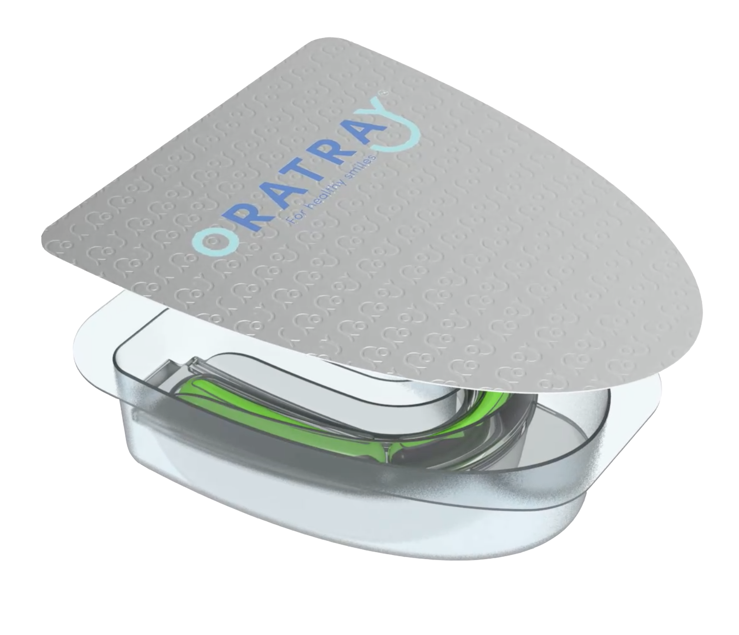OraTray pre-filled dental tray in packaging